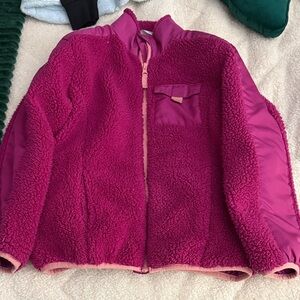 Wonder Nation Fleece Jacket - Magenta and Pink